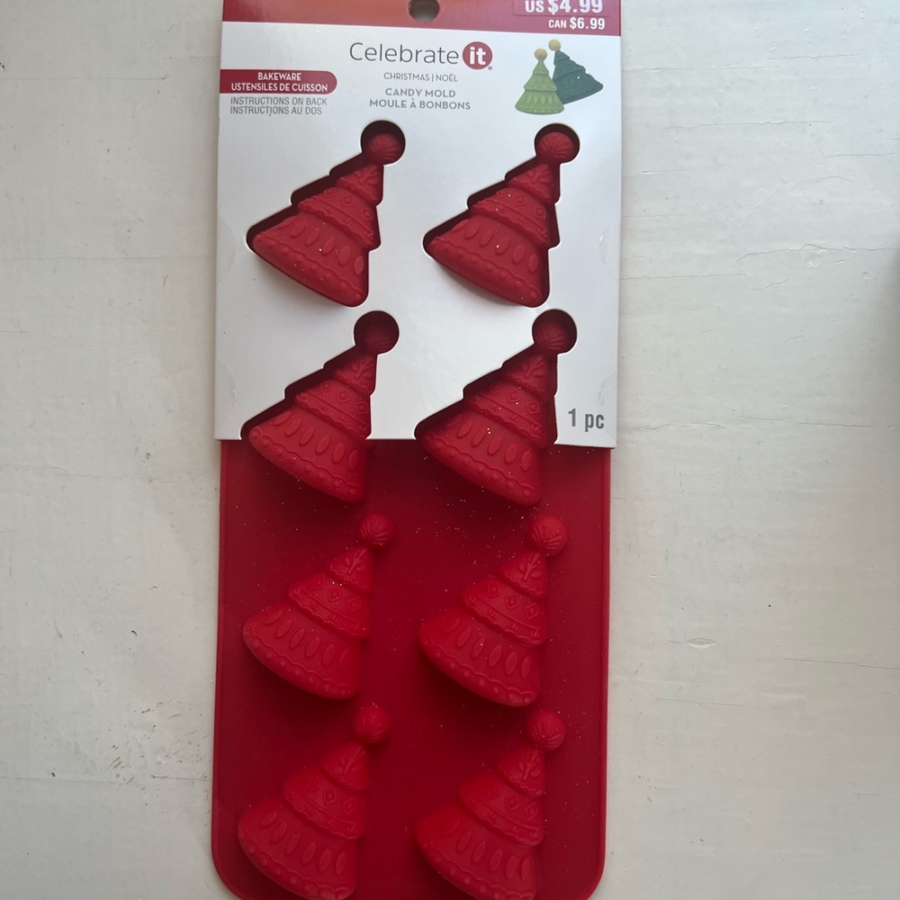 6 Tree candy molds